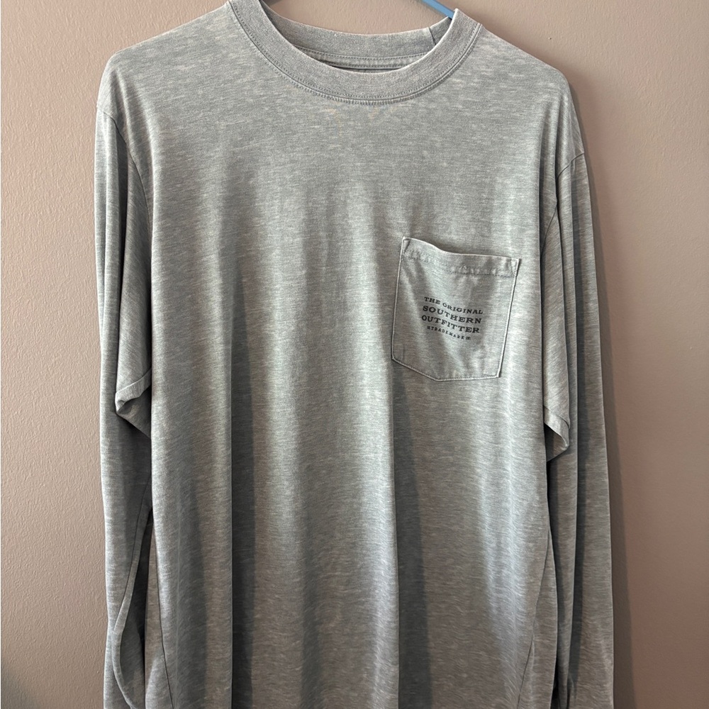Men's Gray Long Sleeve Shirt
